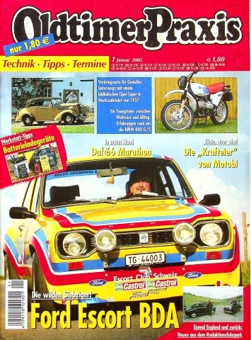 Deckblatt Oldtimer Praxis (01/2005)